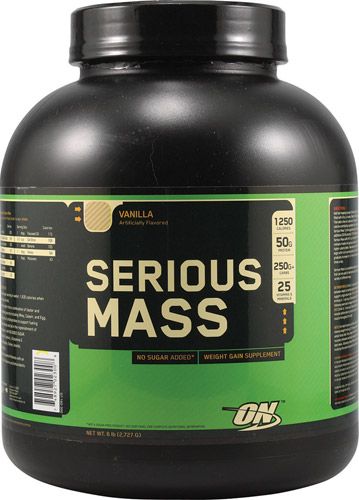 Optimum Nutrition 2721g -Serious Mass de baunilha